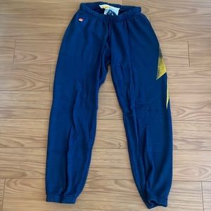 Aviator Nation - lightening bolt jogger, size small